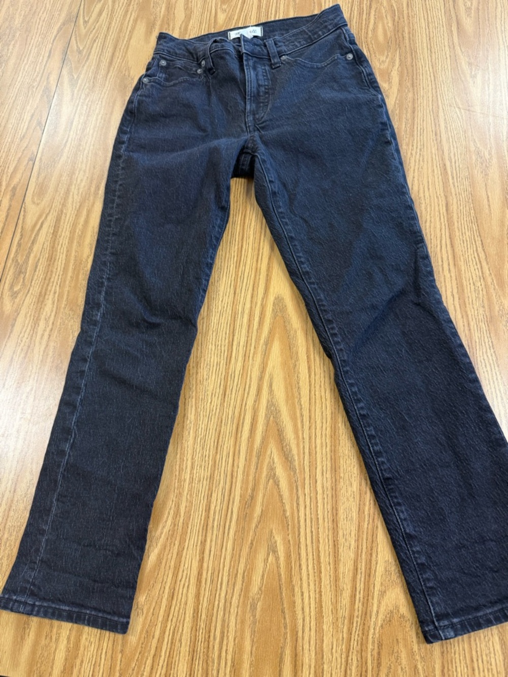 Classic Women's Black Straight-Leg Jeans‎ Vintage Madewell- size 24